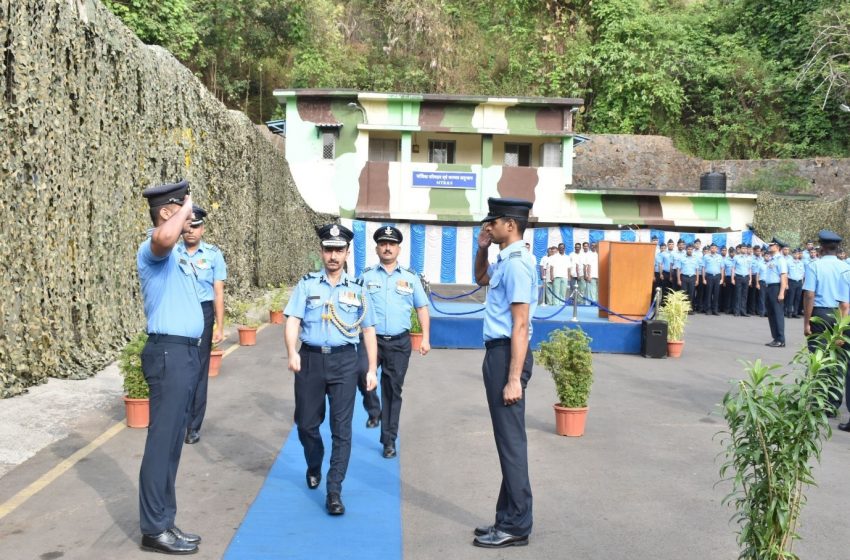  AIR Commodore Vivek Singh Blouria takes over the command of Air Force station Kanheri Hills