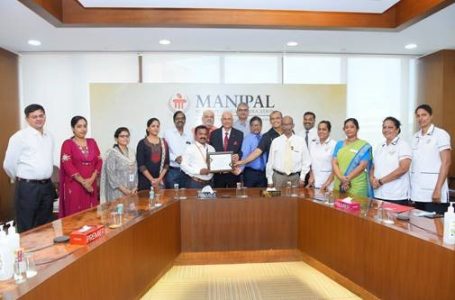 Manipal: Kasturba hospital awarded CAHO- 3M-CSSD -ACE Certification