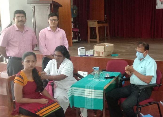  Booster dose vaccination drive held at St Mary’s College
