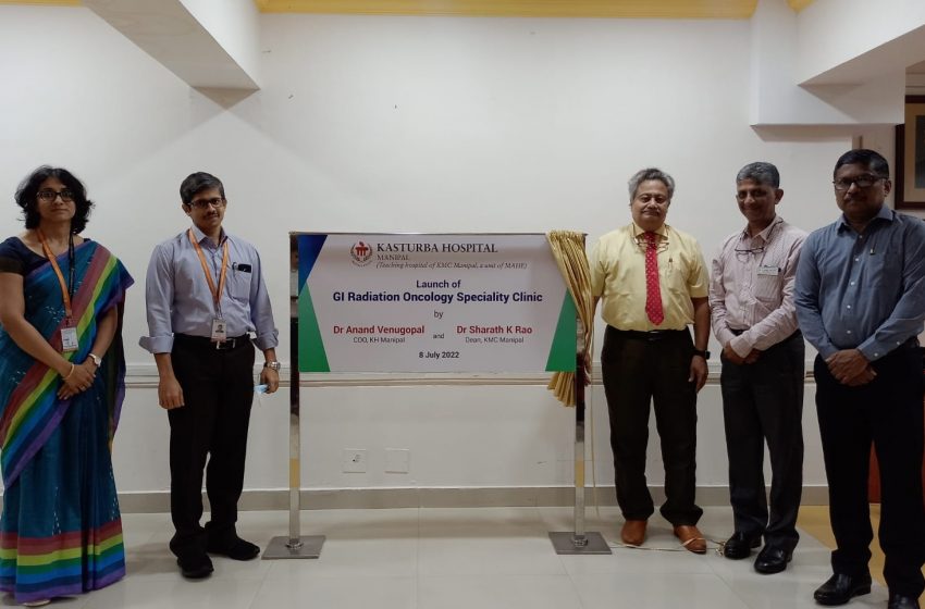  Gastrointestinal Radiation Oncology Speciality Clinic launched at Kasturba Hospital