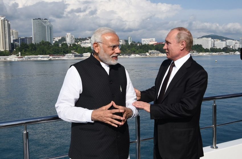  Modi speaks speaks with Vladimir Putin