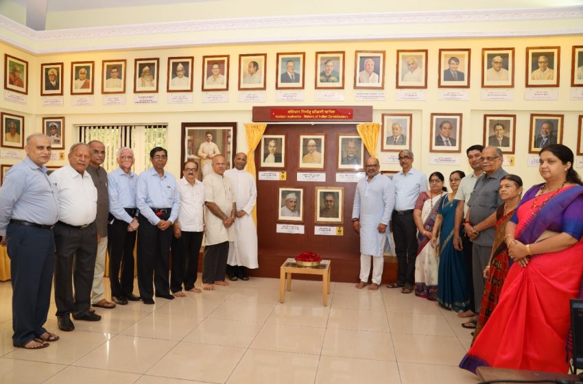  Portraits of 5 Konkani stalwarts – Makers of Indian Constitution unveiled