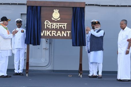 PM Modi commissions India’s first indigenous aircraft carrier INS Vikrant