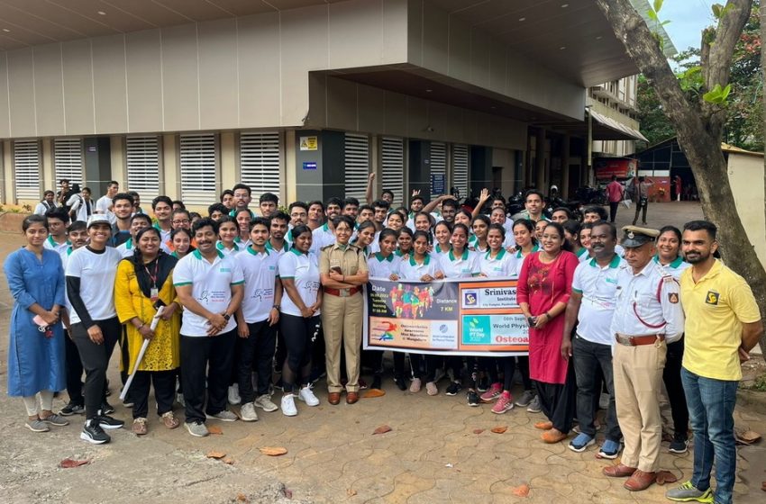  Srinivas University: Institute of Physiotherapy organizes Mini Marathon