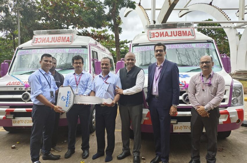  Mangaluru Airport inducts state-of-the-art crash ambulances
