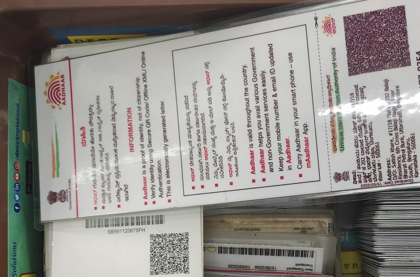  From Aadhaar cards to mosquito bats, lost & found at Mangaluru Airport