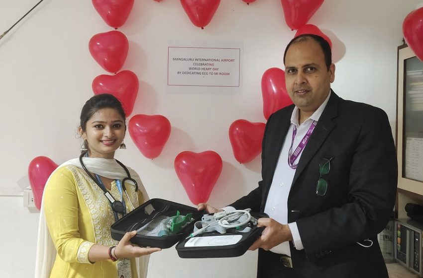  App-based portable ECG machine introduced at Mangaluru Airport
