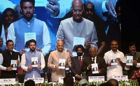  Ram Nath Kovind launches book ‘Ambedkar and Modi: Reformer’s Ideas Performer’s Implementation’