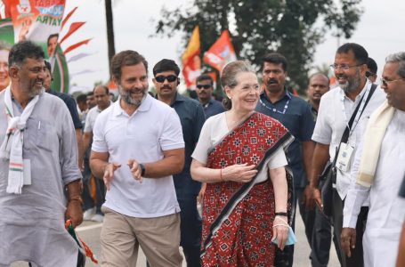 Sonia joins Bharat Jodo Yatra