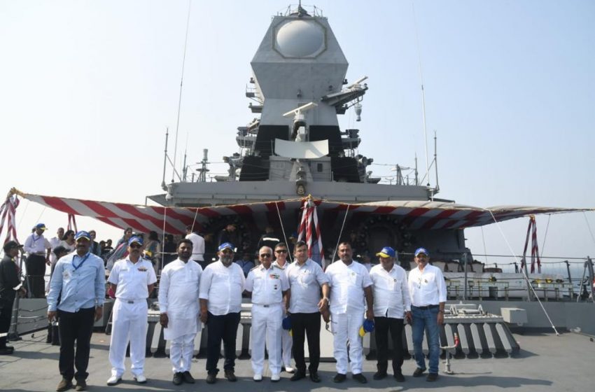  Maharashtra legislators witness Naval Operations