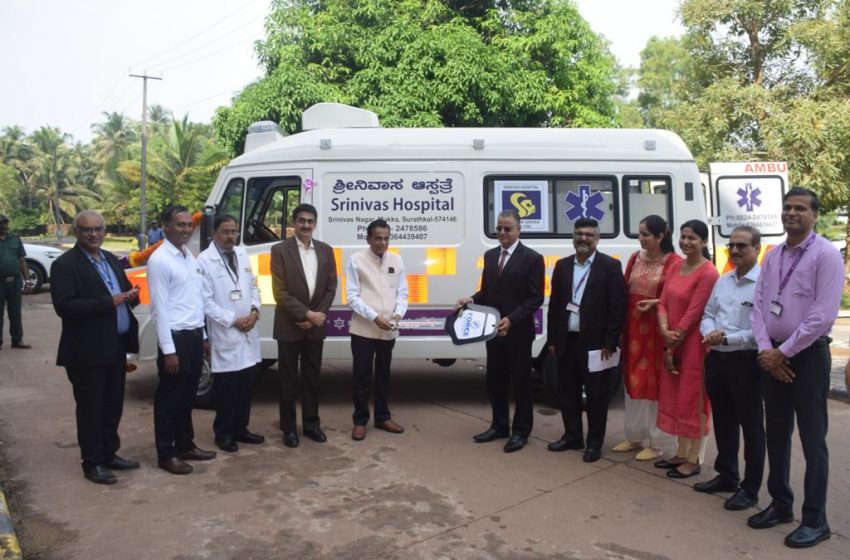  Srinivas Hospital starts ICU on Wheels