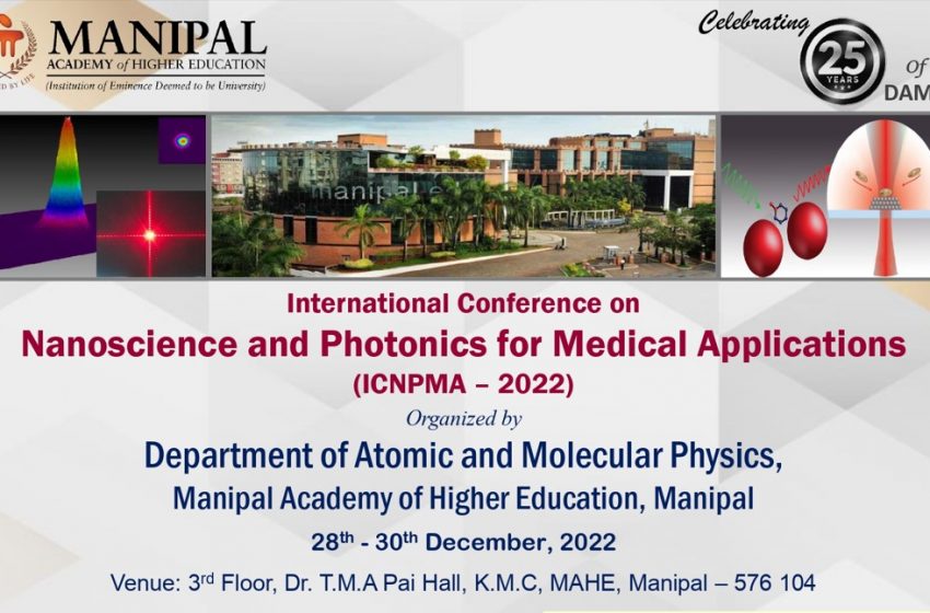  Manipal: Department of Atomic and Molecular Physics to organize ICNPMA-2022