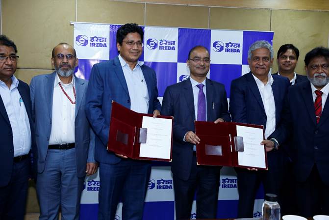  IREDA inks Rs. 4,445 crore loan agreement with SJVN Green Energy Ltd. for 1,000 MW Solar power project