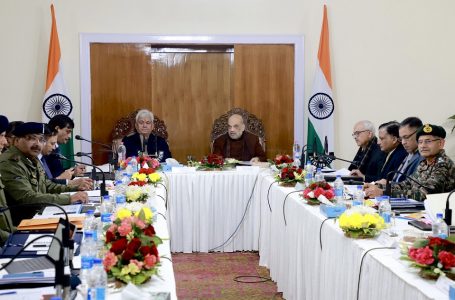Amit Shah chairs security review meeting