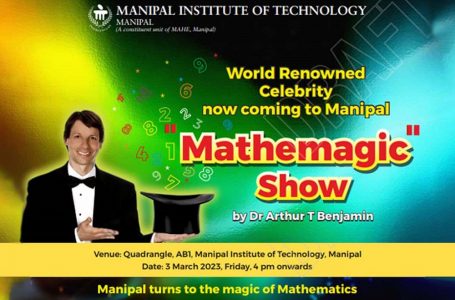 Manipal: MIT gears up for Prof. Arthur Benjamin’s talk