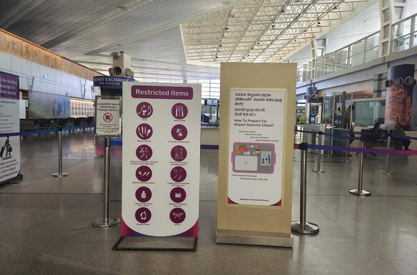 Mangaluru International Airport ensures passenger awareness on baggage security