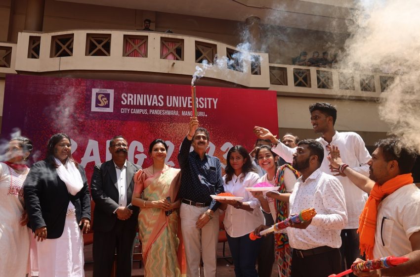  RANG-2K23: Srinivas University comes alive with a burst of colors and music