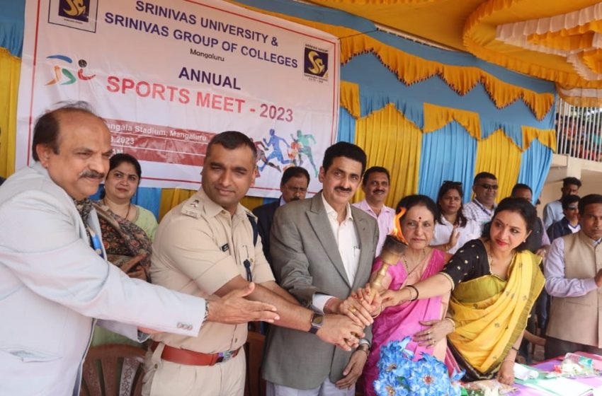  Srinivas University’s annual sports meet sees enthusiastic participation from students