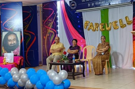 Mangaluru: Sri Sri Ravishankar Vidya Mandir bids farewell to Grade 10 students