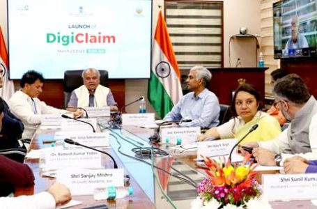Minister Tomar launches DigiClaim