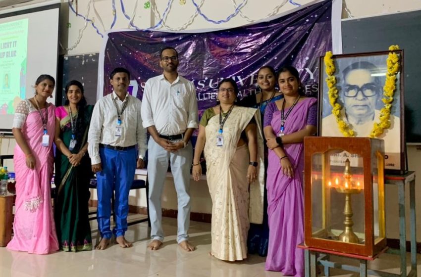  Srinivas University observes World Autism Day