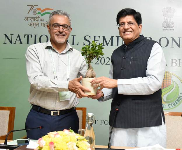  Growth of Ethanol sector is an Example for the World: Goyal