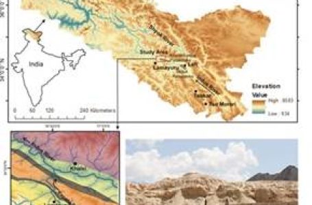 Records from lake sediments of Indus River Valley in Ladakh help reconstruct climate variation 19 to 6 thousand years ago