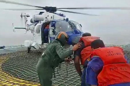 Indian Coast Guard evacuates 50 persons at Okha, in preventive measures of severe cyclone Biprajoy