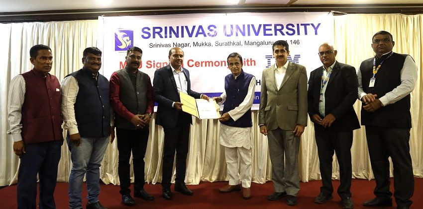  Srinivas University Signs MoU with IBM India
