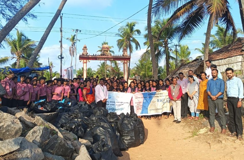  Srinivas University Institute of Engineering and Technology Collaborates with Karnataka Pollution Control Board for Beach Cleanliness Drive