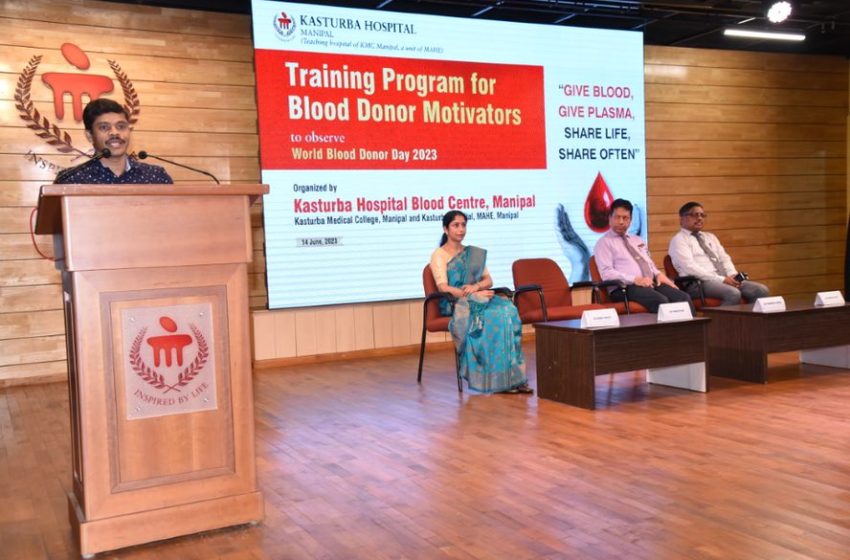 Blood Donation Takes Center Stage: Kasturba Hospital Organizes Training Program for Donor Motivators