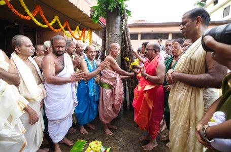 Embarking on a Sacred Journey: Puthige Paryaya Kattige Muhurtha Held in Udupi