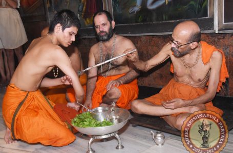 Sacred Ritual of Tapta Mudradharana Inspires Devotees in Udupi