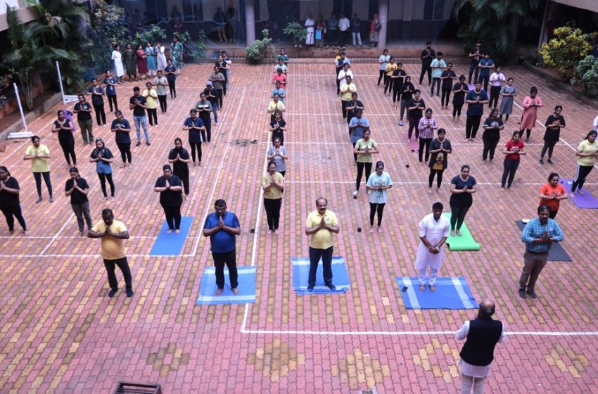  Srinivas University Hosts International Day of Yoga