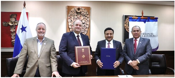  India & Panama signs MoU on Electoral Cooperation