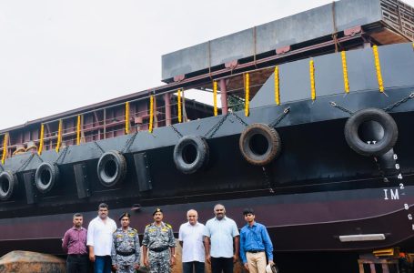 Third Missile Cum Ammunition Barge Joins Indian Navy