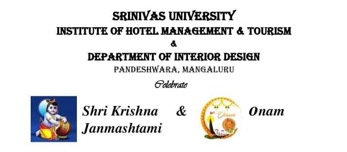  Shri Krishna Janmastami and Onam Celebrations at Srinivas University on Sept 5