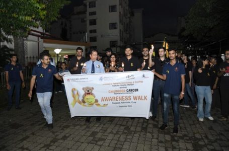 Childhood cancer awareness month: Kasturba Medical College and Hospital holds candle light walk