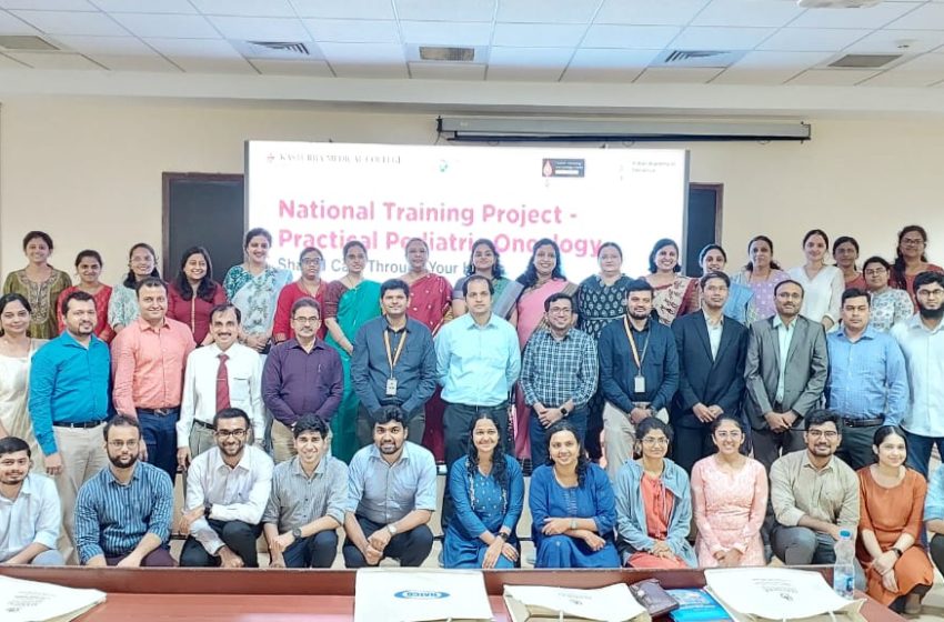  Manipal: Training Project on Pediatric Oncology held