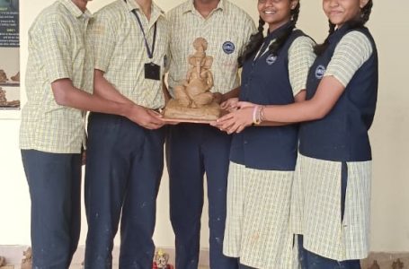 Harmony of Faith and Environment: SSRVM Students Celebrate Ganesha Chaturthi