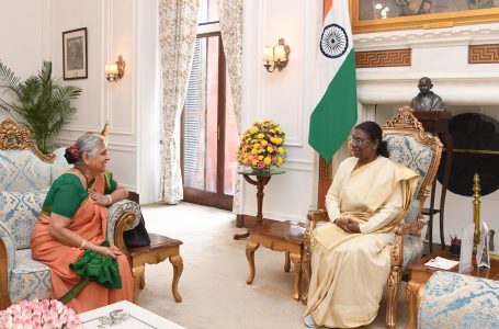 Sudha Murthy Meets President Droupadi Murmu
