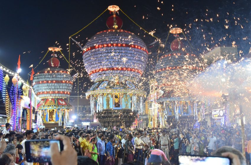  Brahma Rathotsava Marks Makara Sankramana Celebrations at Udupi Sri Krishna Matha