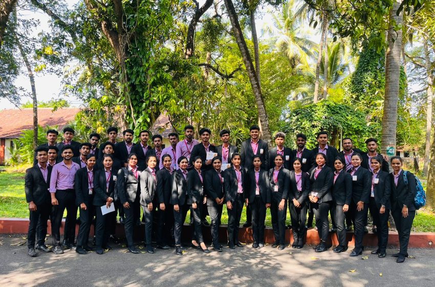  Srinivas University Aviation Students Take Part in National Youth Day