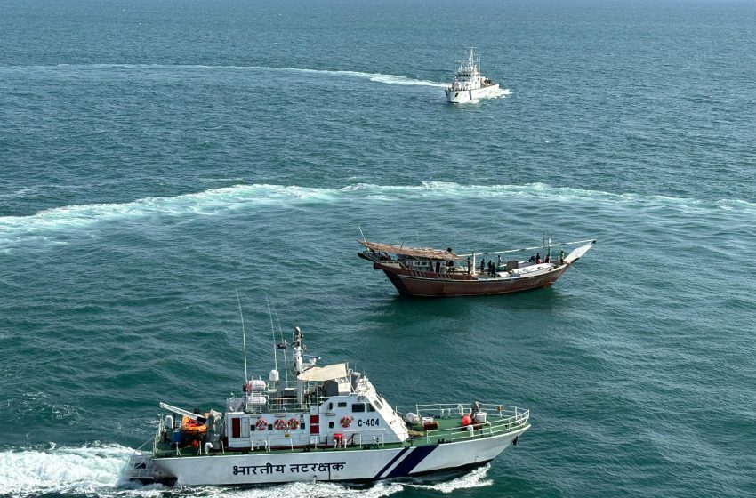  Indian Coast Guard detains Iranian boat, with six Indians onboard, off Kerala coast