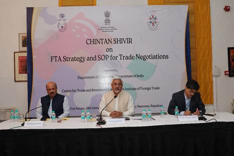  Department of Commerce holds Chintan Shivir on FTA Strategy and SOP for Trade Negotiations