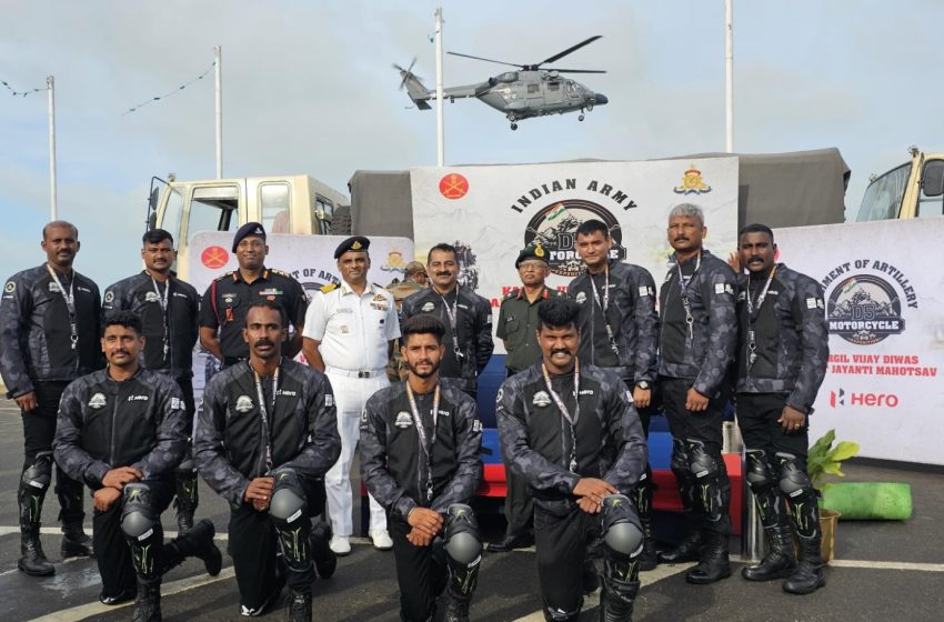  Indian Army D5 Motorcycle Expedition Rides Out to Commemorate 25 Years of Kargil Victory