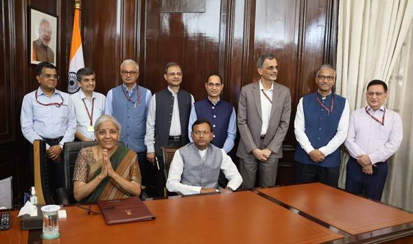  Nirmala Sitharaman assumes charge as the Union Minister for Finance and Corporate Affairs