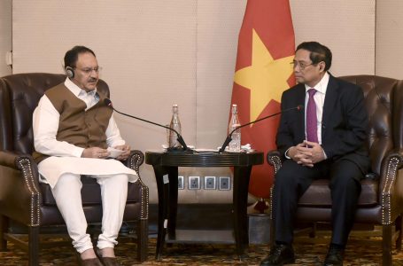 Health Minister JP Nadda Meets Vietnam’s Prime Minister Pham Minh Chinh