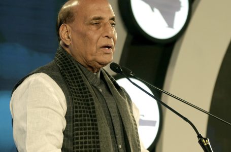 Rajnath Singh arrives in Washington on a four-day visit to US