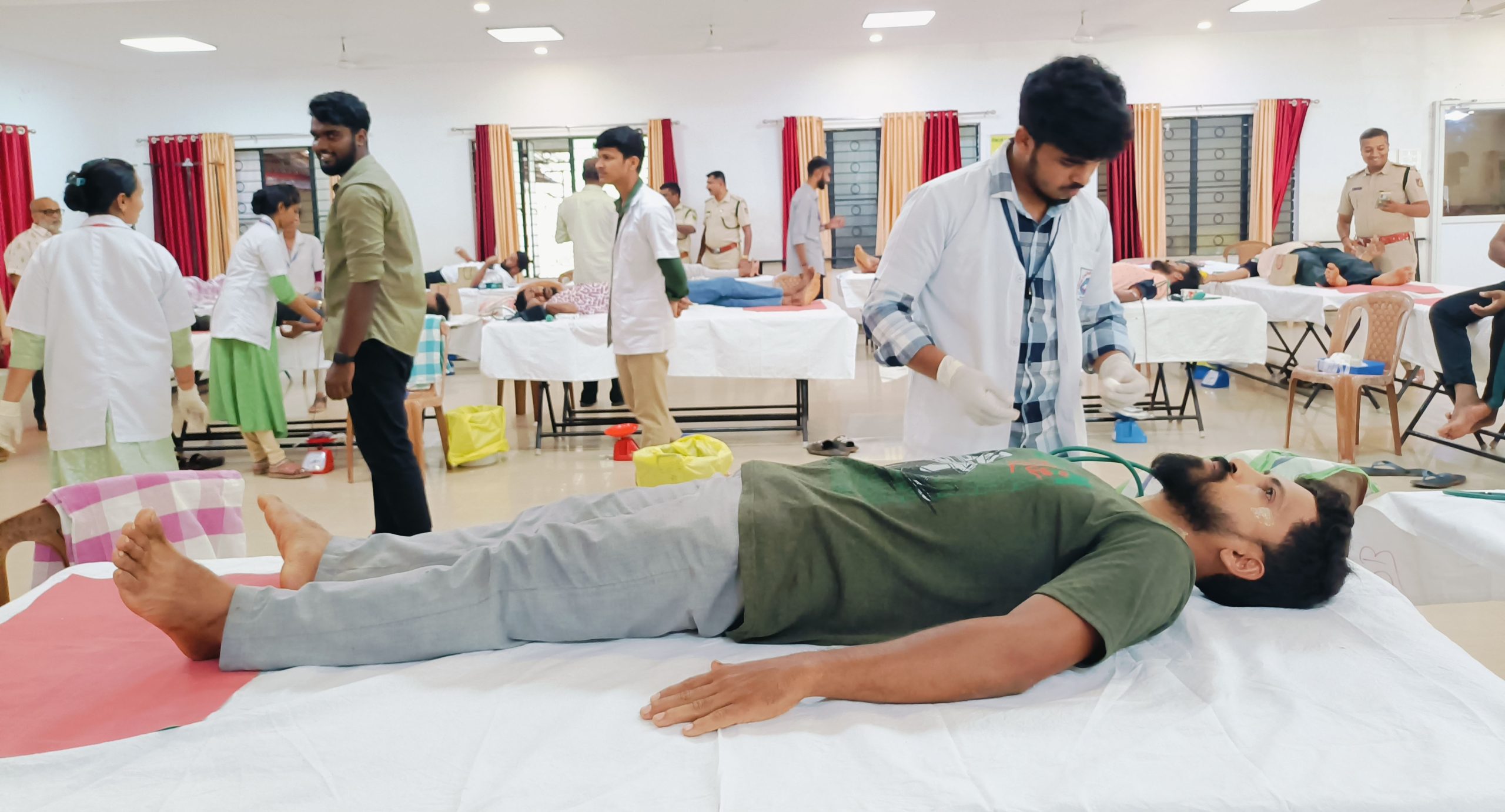 Udupi: Blood Donation Camp Held to Mark National Forest Martyrs’ Day